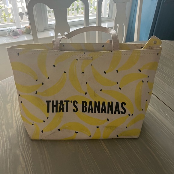 Kate Spade ♠️ Flights of Fancy That’s Bananas 🍌 Francis Tote Bag Handbag - Picture 1 of 6